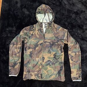 Nike SB Camo Hooded Jacket - Green/Brown/Black
